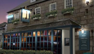 Front of pub