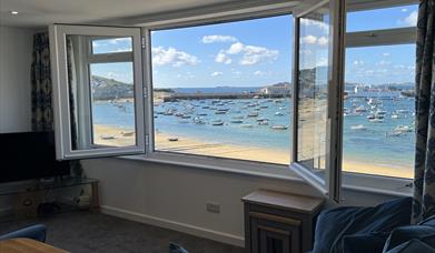 View from chair.